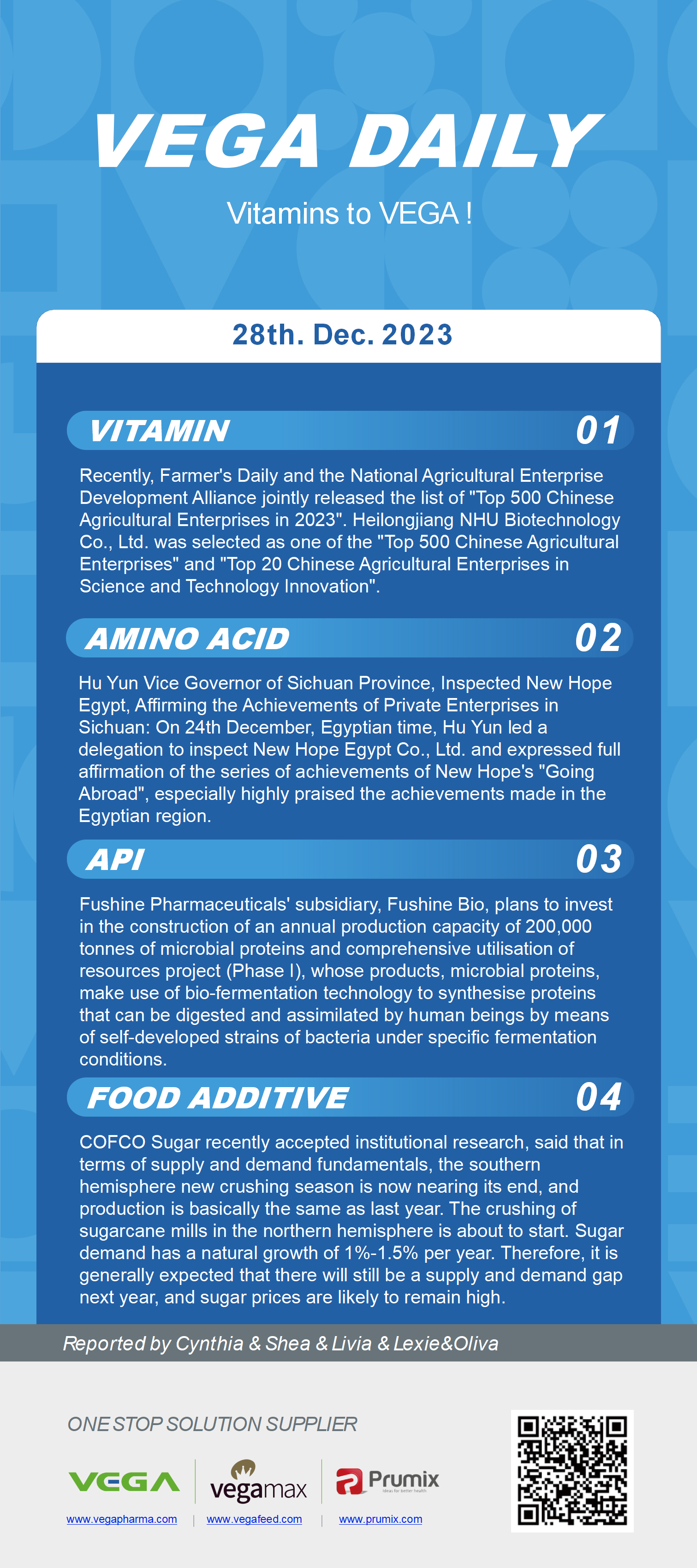 Vega Daily Dated on Dec 28th 2023 Vitamin Amino Acid APl Food Additives.png